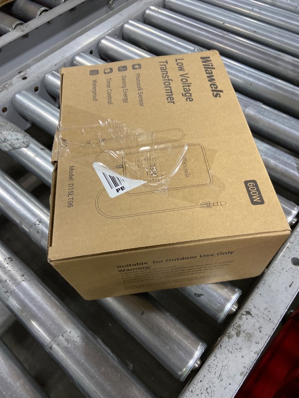 Photo 1 of WILAWELS 600W Low Voltage Landscape Transformer, Weatherproof Outdoor Low Voltage Transformer, 120V AC to 12/14V AC, Landscape Lighting Transformer with Timer and Photocell Sensor, ETL Listed D15LT06