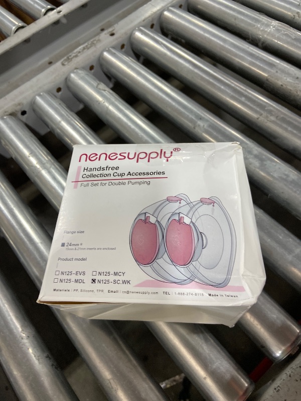 Photo 1 of Nenesupply Handsfree Wearable Breastmilk Collection Cara Cups Caracups Compatible with Spectra S1 S2 9 Plus Breast Pumps 24mm Silicone Flanges Replacement for Spectra Pump Parts 19 21mm Inserts