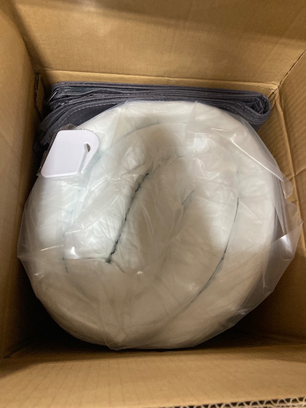 Photo 1 of Hanherry 4 Inch Foldable Mattress Twin Size, Tri-Folding Portable Memory Foam Topper Floor Bed with Storage Bag, Washable Cover for Travel, Camping, RV, Guest