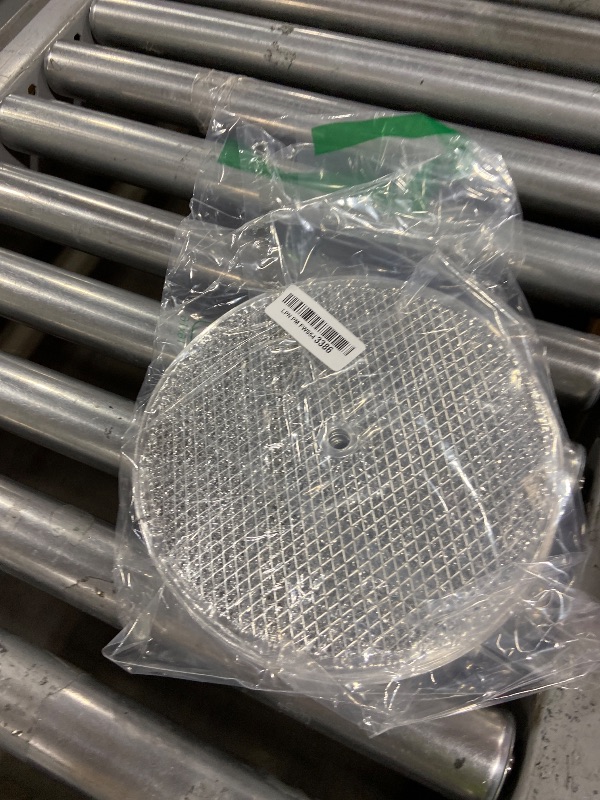 Photo 1 of (3-Pack) Calvana 9-1/2" Round x 3/32" Aluminum Grease Filters with Center Hole, Range Hood Filter, Kitchen Exhaust Fan Filters Replacement