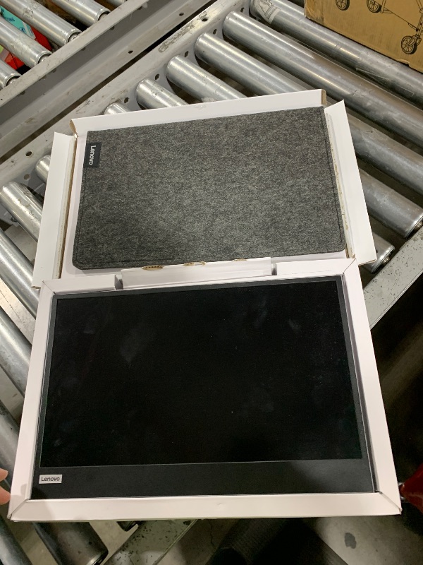 Photo 1 of **USED** Lenovo L15 Portable Monitor, 15.6” Display, Full HD Resolution, IPS Panel, 250 nits Brightness, 60Hz Refresh Rate, USB-C Ports, Height-Adjustable Stand, Flicker-Free Technology, Grey