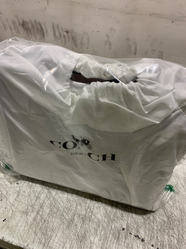 Photo 1 of COACH Polished Pebble Leather Willow Tote, Dark Stone