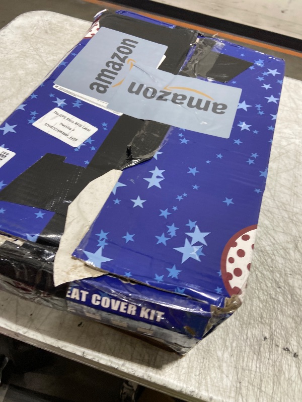 Photo 1 of NOKINS 4PCS Golf Cart ET Diamond Seat Covers Kit,Front and Rear Seat Covers for EZGO TXT 1994-2013 Original Regular Seat Cushion, No Stapler, Golf Cart Vinyl Replacement Seat Cover,Brown and Black