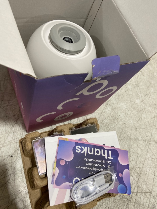 Photo 1 of POCOCO Galaxy Star Projector for Bedroom with Replaceable Optical Film Discs, Home Planetarium Night Light Projector with High-Definition Soft Light for Relax, Study, and Meditate, Stress Relief Gifts