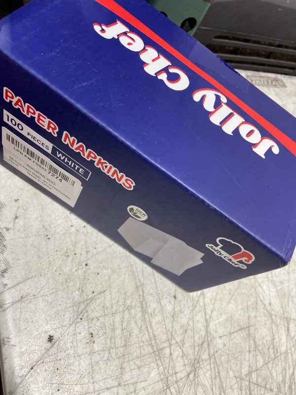 Photo 1 of 100 Pack Paper Napkins Guest Towels Disposable Premium Quality 3-ply Dinner Napkins Soft, Absorbent Paper Hand Towels for Party, Kitchen, Dinners or Events (White)