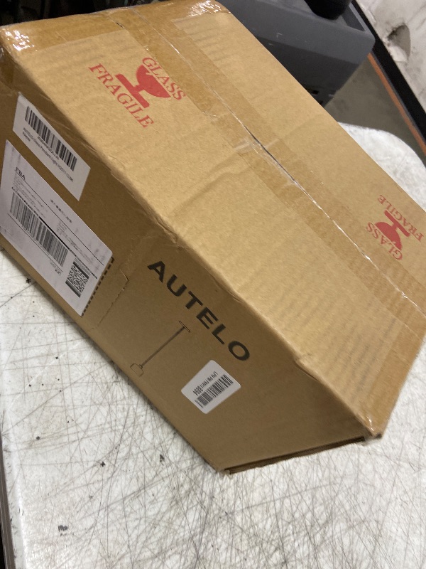 Photo 1 of AUTELO Black Pendant Lights Kitchen Island, 1-Light Pendant Lights in Black Finish with Clear Cylinder Glass, Modern Pendant Light Fixtures, Hanging Lamp for Kitchen Island H2511 CLBK