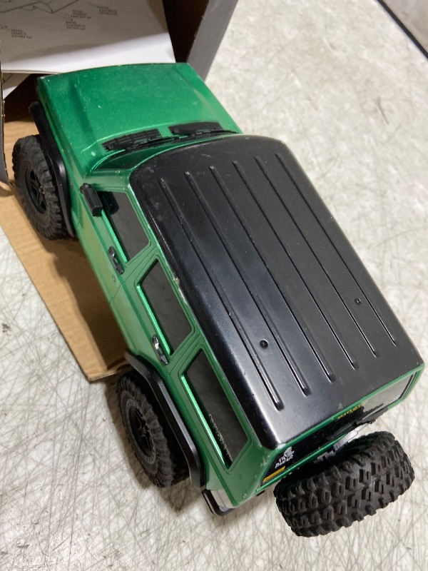 Photo 1 of HLSFWDRIVE RC Rock Crawler 4x4 RC Jeep Truck 1/18 Scale Remote Control Crawler All Terrain 370 Motor Proportional Throttle Steering Upgraded Chassis 3 Speeds Lighting System? Hobby Model for Adult