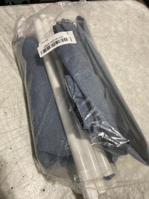 Photo 1 of WdFour Triple Layers,UV Protect,100% Light Block, Multi-use, no Noise, Easy Installed Door Curtains, Adjustable Roller Shade, Window Blind, for Office, Wards and Home(42Wx70L,Stone Blue,1 Piece)