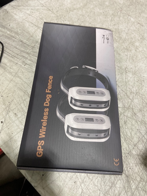 Photo 1 of Blingbling Petsfun GPS Wireless Dog Fence System for 2 Dog, Electric Satellite Technology Pet Containment System by GPS Signal Boundary Pets with Waterproof & Rechargeable Collar Receiver (White)