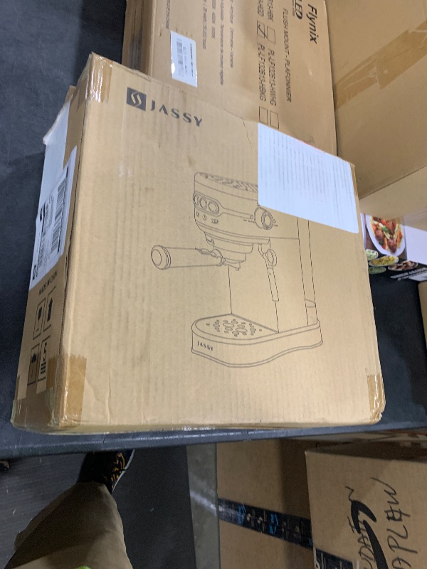 Photo 1 of JZ.CAFE Espresso Machine 20 Bar, Compact Espresso Maker, Stainless Steel Expresso Coffee Machines with Steam Milk Frother & 34oz Removable Water Tank for Home, Cappuccino Machine, Great Gift