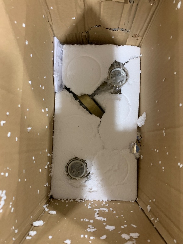 Photo 1 of Emak 2 Pack Brushed Gold Bathroom Light Fixtures, 2 Light Bathroom Vanity Light with Milk Glass Shade, 22 Inch Modern Wall Sconce for Bath, Mirror, VL085-BGD-ML-2-PK