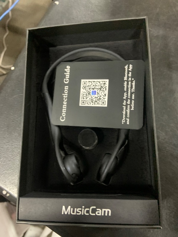 Photo 1 of MusicCam World’s 1st Bone Conduction Headphones with Camera, Hand-Free POV Camera Headphones, IP68 Water & Sweat Resistant, AI Functions, Open-Ear Bluetooth Wireless Sport Earphones with APP
