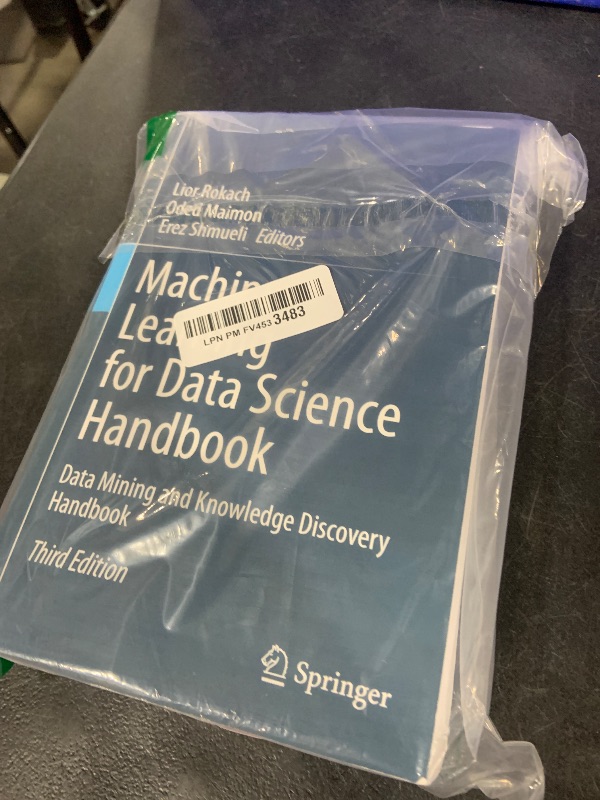 Photo 1 of Machine Learning for Data Science Handbook: Data Mining and Knowledge Discovery Handbook