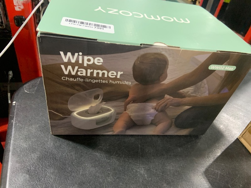 Photo 1 of Momcozy New Baby Wipe Warmer, 100pcs Larger Capacity Wipe Dispenser, 10-Min Fast Heating with 4 Temperature Modes, Innovative Spring Design, Silicone & Top Seals,Quick Even Heating, 3-Level Nightlight