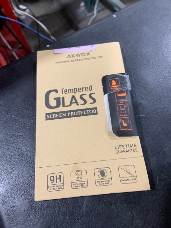 Photo 1 of (Pack of 2) Tempered Glass Screen Protector for Nintendo Wii U, Akwox [0.3mm 2.5D High Definition 9H] Premium Clear Screen Protective Film for Nintendo Wii U