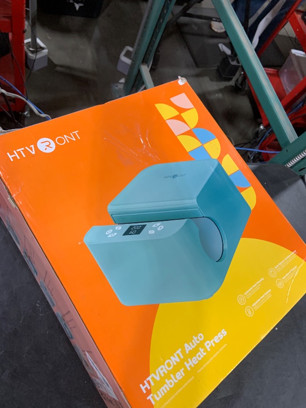 Photo 1 of HTVRONT Auto Tumbler Heat Press Machine - Mug Heat Press Heat Up Fast & Even, Professional Tumbler Press High-Security for 2.95-3.18inch Sublimation Tumblers, Cups, Glasses and Mugs (Pink)