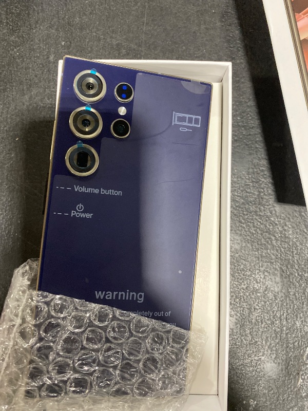 Photo 1 of FGKHKO I24 Ultra Unlocked Phone,Built in Pen The Phone,Smartphone Battery 6800mAh 6.8" HD Screen,8+256GB with 128GB Memory Card Cell Phone,5G/Face ID/Fingerprint Lock/GPS (Purple)