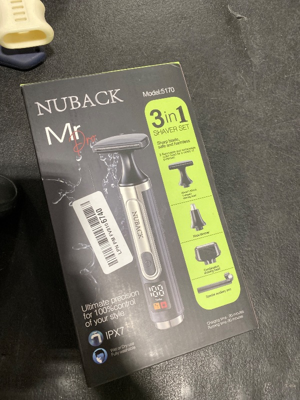 Photo 1 of NUBACK Body Groomer Razor with Wider Blade