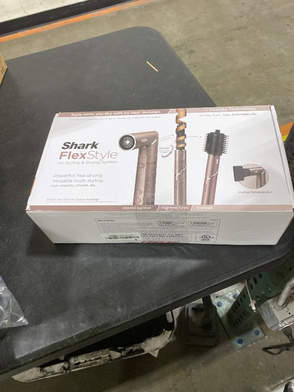 Photo 1 of Shark FlexStyle Air Styling & Drying System, Powerful Hair Blow Dryer & Multi-Styler with Auto-Wrap Curlers, Oval Brush, Concentrator Attachment, Mocha, HD431BR