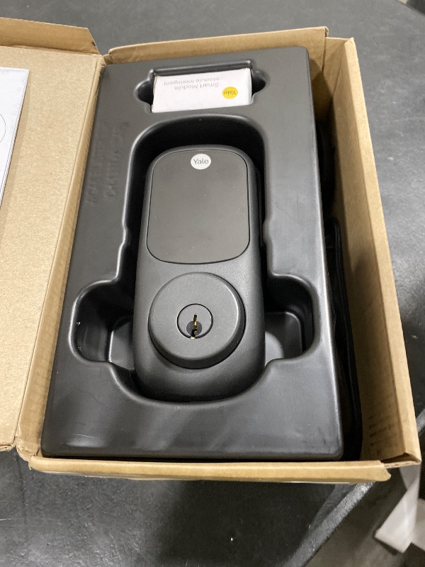 Photo 1 of Yale Assure Lock with Z-Wave, Black Suede Smart Touchscreen Deadbolt Works with Ring Alarm, Samsung SmartThings, Wink (Hub Required, Sold Separately), YRD226-ZW2-BSP