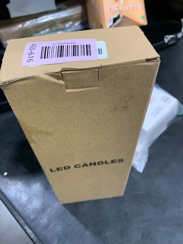 Photo 1 of GenSwin Flameless Ivory Taper Candles Flickering with 10-Key Remote, Battery Operated Led Warm 3D Wick Light Window Candles Real Wax Pack of 6, Christmas Home Wedding Decor(0.78 X 9.64 Inch)