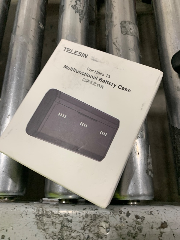 Photo 1 of TELESIN Enduro Battery Charger with Smart Power Indicator and Side Charging Port for GoPro Hero 13 Go Pro Charging Accessories Pocket Size Portable