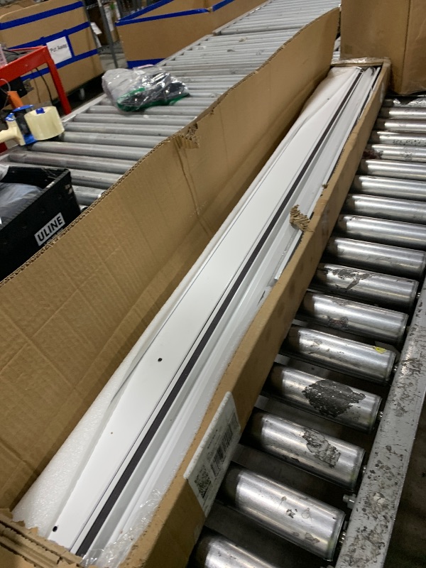 Photo 1 of Paramondo Retractable Door Screen for Single Door, Free Stop Sliding Patio Doors - Durable White Aluminium Frames with Fiberglass Mesh - White, Size 38 9/16" Wide x 81 3/8" High