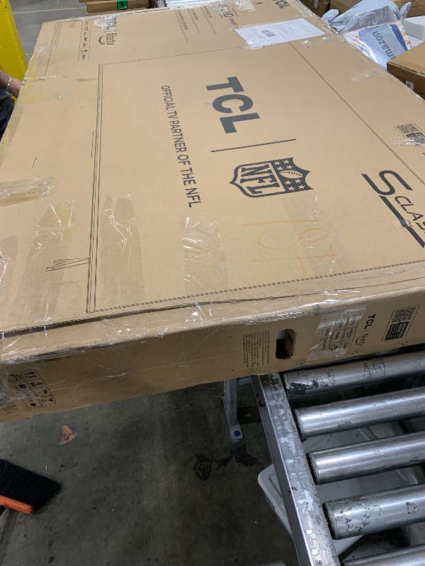 Photo 1 of TV IS BROKEN PARTS ONLY  TCL 75-Inch Class S5 UHD 4K LED Smart TV with Fire TV (75S551F, 2024 Model), Dolby Vision and Atmos, HDR PRO+, Alexa Built-in with Voice Remote, Apple AirPlay 2 Compatibility, Streaming Television
