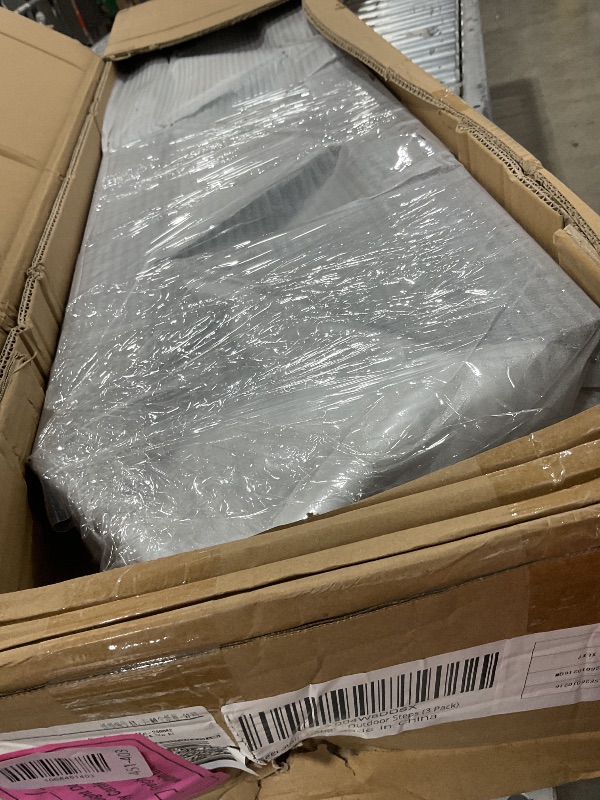 Photo 1 of Toriexon Steel Stair Step Riser 7-Step, Metal Stair Stringer with Reinforcing Support Legs, Heavy Duty Steel Stair Stringer for 57.5" Height Deck and Outdoor Steps (3 Pack)