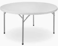 Photo 1 of 5ft circle folding table

