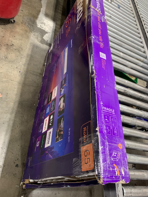 Photo 1 of Roku Smart TV – 65-Inch Select Series, 4K HDR TV – RokuTV with Enhanced Voice Remote – Flat Screen LED Television with Wi-Fi for Streaming Live Local News, Sports, Family Entertainment
