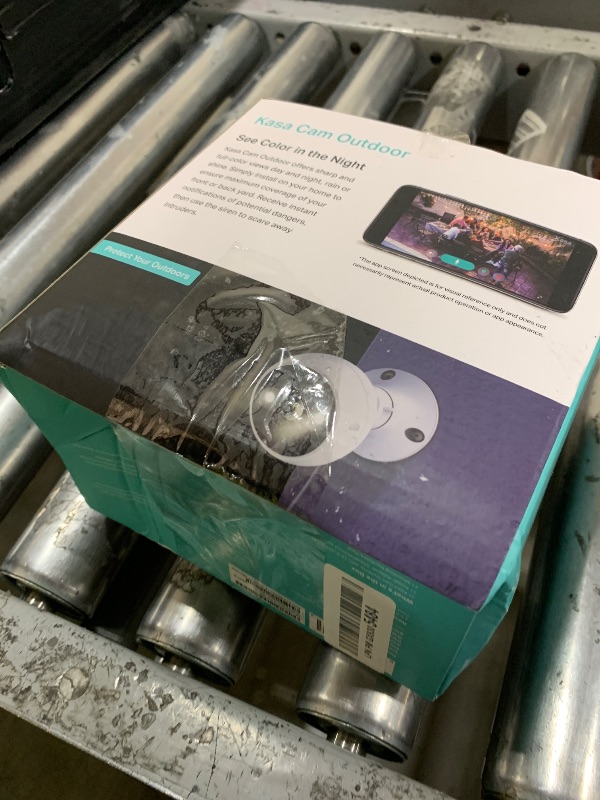 Photo 1 of Kasa 2K+ Outdoor Wired Security Camera - Person/Motion Detection, 24/7 Recording, 2-Way Audio, Siren, Starlight Color Night Vision, Subscription-Free Local Storage or Optional Cloud, KC420WS