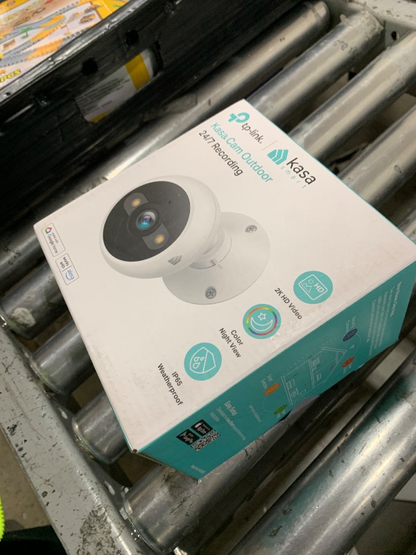 Photo 1 of Kasa 2K+ Outdoor Wired Security Camera - Person/Motion Detection, 24/7 Recording, 2-Way Audio, Siren, Starlight Color Night Vision, Subscription-Free Local Storage or Optional Cloud, KC420WS