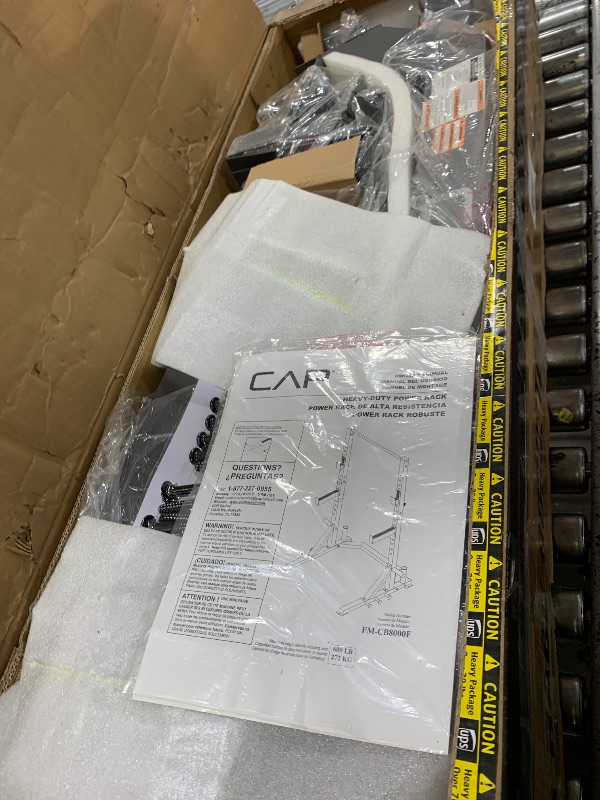 Photo 1 of CAP Barbell FM-8000F Deluxe Power Rack, Gray
