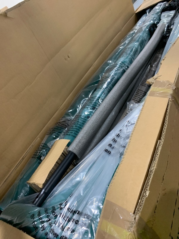 Photo 1 of Hapfan 9.5' Tall Swing Sets for Backyard with Platform Swing, Heavy Duty Metal Swingset Outdoor for Kids with Trapeze Bar
