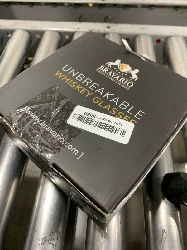 Photo 1 of Bravario Unbreakable Tritan Plastic Whiskey Glasses | Shatterproof Double Rocks | Dishwasher-Safe | BPA-free | Perfect for Cocktail Bourbon | 12.5 oz, Set of 4