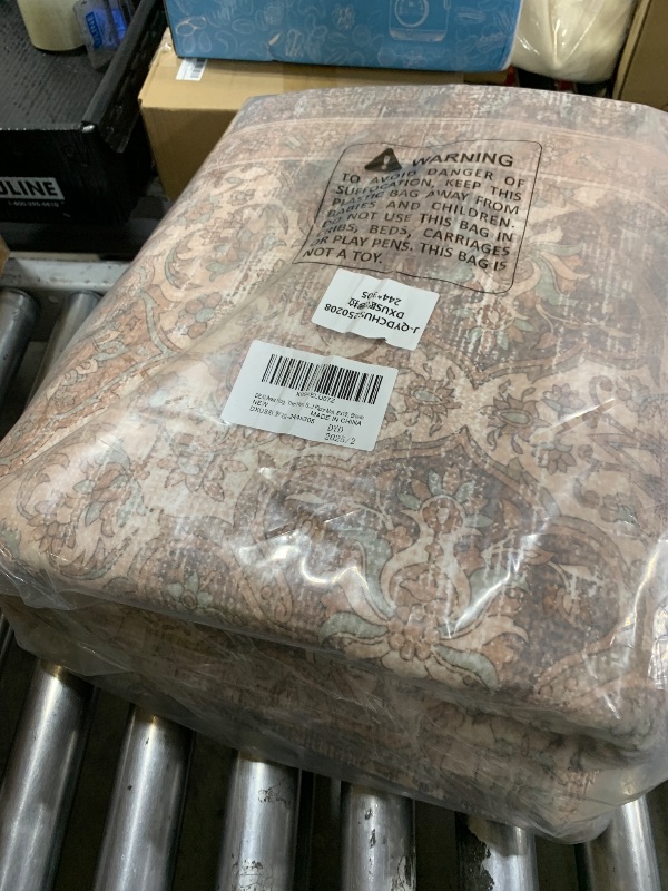 Photo 1 of DEXI Area Rugs for Living Room, 8x10 Washable Low Pile Vintage Traditional Rug for Bedroom, Non Slip Large Indoor Carpet for Dining Office Nursery, Warm Taupe