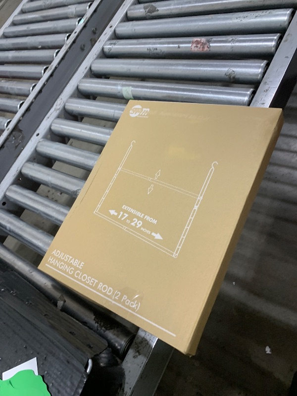 Photo 1 of STORAGE MANIAC Hanging Closet Rod, Adjustable Width and Height Closet Hanging Organizer, Space-Saving Clothes Hanging Bar, Closet Extender Hanging Rod Double Closet Hanging Rod, 2 Pack Chrome