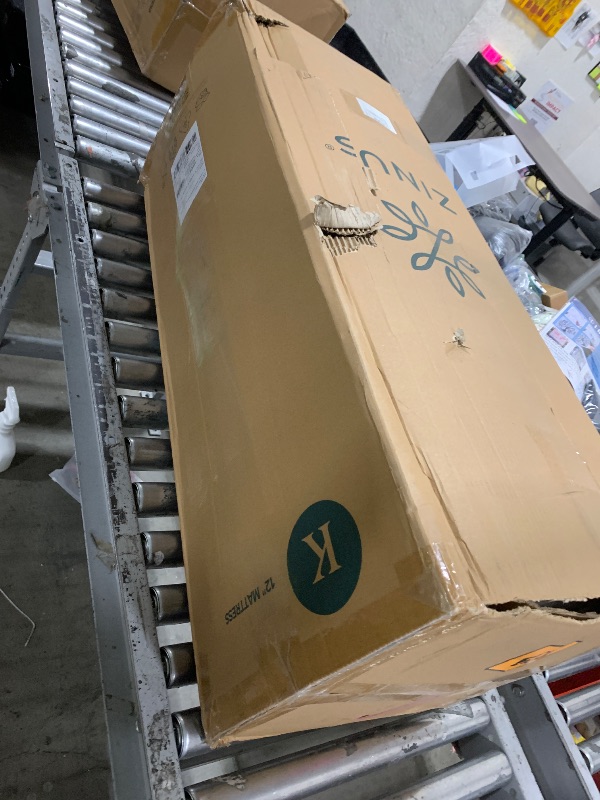 Photo 1 of Zinus 12 Inch King Green Tea Memory Foam Mattress [New Version], Fiberglass Free, Medium Firm Feel, Zoned Pressure Relief, Certified Safe Foams & Fabric, Mattress in A Box