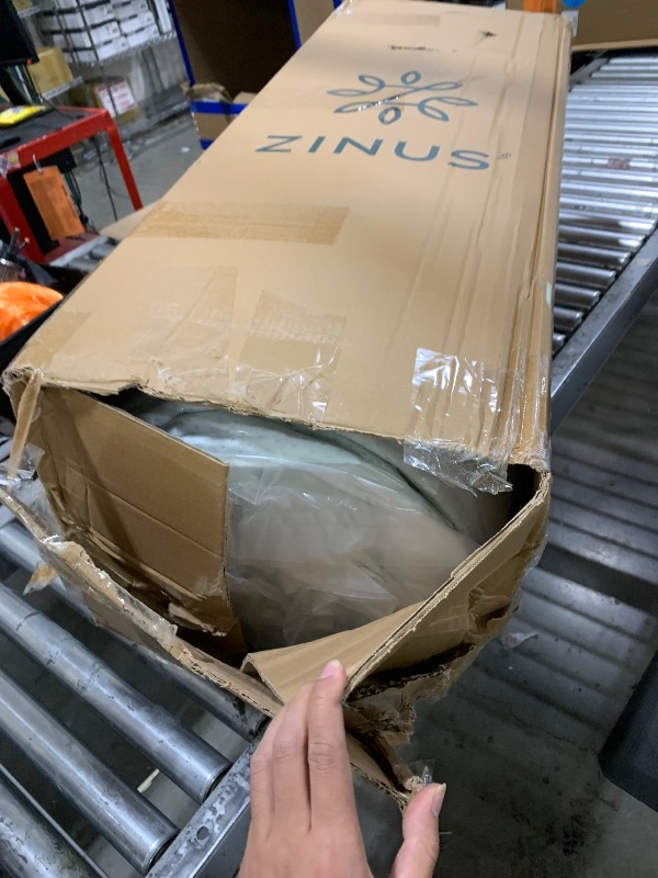 Photo 1 of Zinus 12 Inch King Green Tea Memory Foam Mattress [New Version], Fiberglass Free, Medium Firm Feel, Zoned Pressure Relief, Certified Safe Foams & Fabric, Mattress in A Box