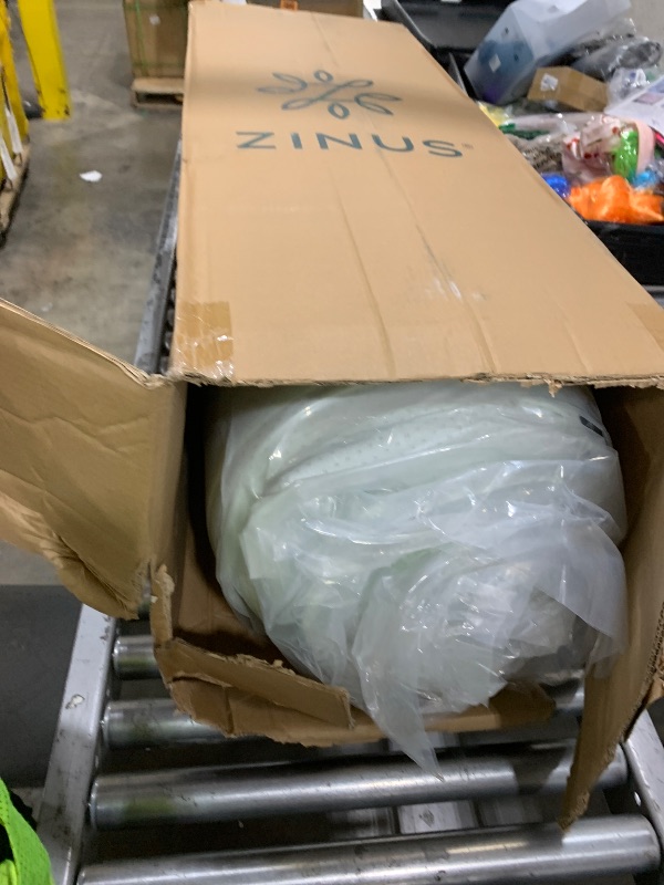 Photo 1 of Zinus 12 Inch King Green Tea Memory Foam Mattress [New Version], Fiberglass Free, Medium Firm Feel, Zoned Pressure Relief, Certified Safe Foams & Fabric, Mattress in A Box