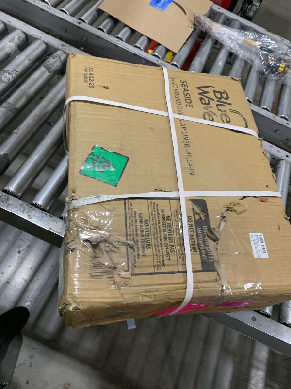 Photo 1 of Blue 24-ft Round Standard Gauge Overlap Liner - 48/54-in