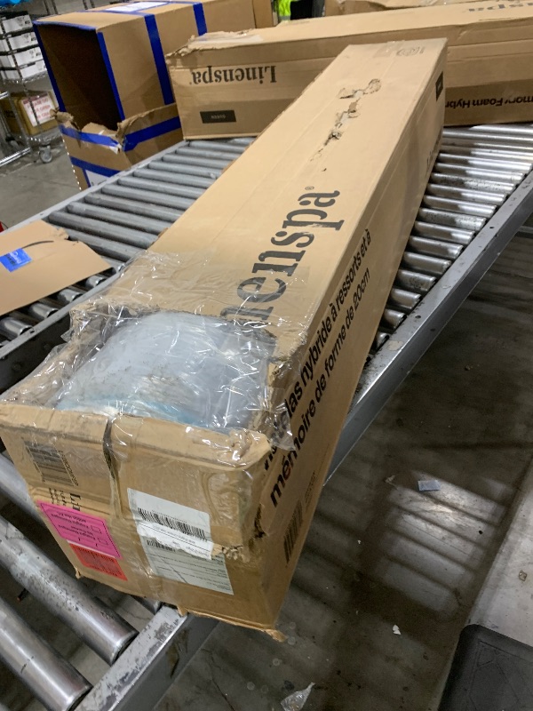 Photo 1 of Linenspa 8 Inch Memory Foam and Spring Hybrid Mattress - Medium Firm Feel - Bed in a Box - Quality Comfort and Adaptive Support - Breathable - Cooling - Guest and Kids Bedroom - Queen Size