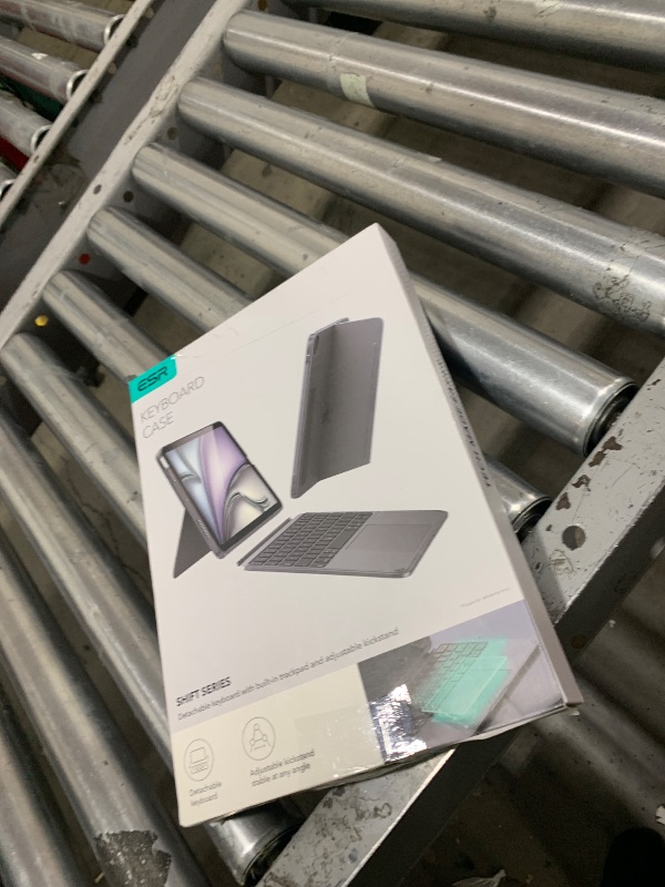 Photo 1 of ESR for iPad Pro 11" (M5/M4, 2025/2024) Case with Keyboard, Magnetic Detachable Keyboard, Portrait/Landscape Modes, Large Click-Anywhere Trackpad, Backlit Keys, Shift Series, Dark Gray