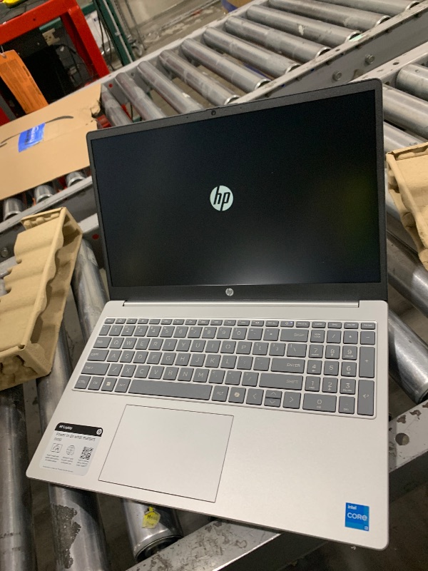 Photo 1 of HP 15.6” Laptop, Intel Core i3-N305 Processor (8-Core), 8GB RAM, 128GB UFS Storage, 15.6-Inch HD Display, Intel UHD Graphics, Wi-Fi, Windows 11 Home, Natural Silver