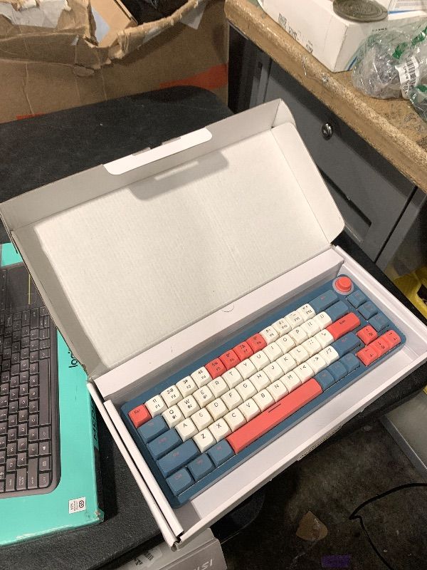 View 1 of GK GAMAKAY TK75 HE Rapid Trigger Wireless Gaming Keyboard Hall Effect Hot-swap Magnetic Switch, Snap Tap, 81 Keys Bluetooth/2.4GHz/Wired 75% RGB Esports Gaming Keyboard (Magnetic Phoenix Switch)