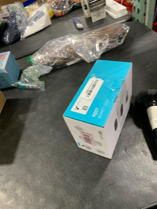 Photo 1 of Veise RZ07 Fingerprint Smart Lock, 7-in-1 Smart Locks for Front Door, Keyless Entry Door Lock with App Control, Biometric Electronic Touchscreen Keypad Deadbolt, Matte Black