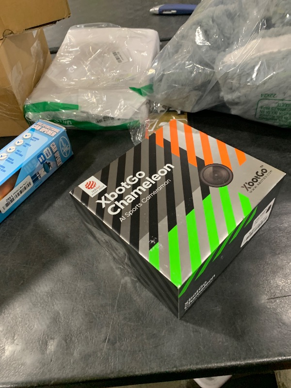 Photo 1 of XbotGo Chameleon AI Auto Sports Action Camera - 4K 60FPS Soccer Camera and Basketball Tracking Camera for Team Sports, Live Streaming, No Subscription, Works with iOS & Android (Lava Graphite)