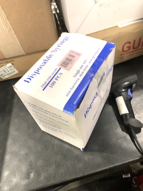 Photo 1 of 100 Pack Disposable 10ml/cc Lab Syringes with 18Ga 1 Inch Needle Luer Lock, Individually Sealed Packed