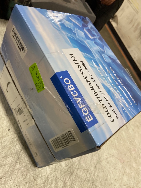 Photo 1 of Ice Machine for Shoulder After Surgery, Shoulder Rotator Cuff Cold Therapy Machine Compression Pad Cryotherapy Machine for Post-Surgery Care, Ice Therapy System for Knee, Elbow, Joint (6-Quart)